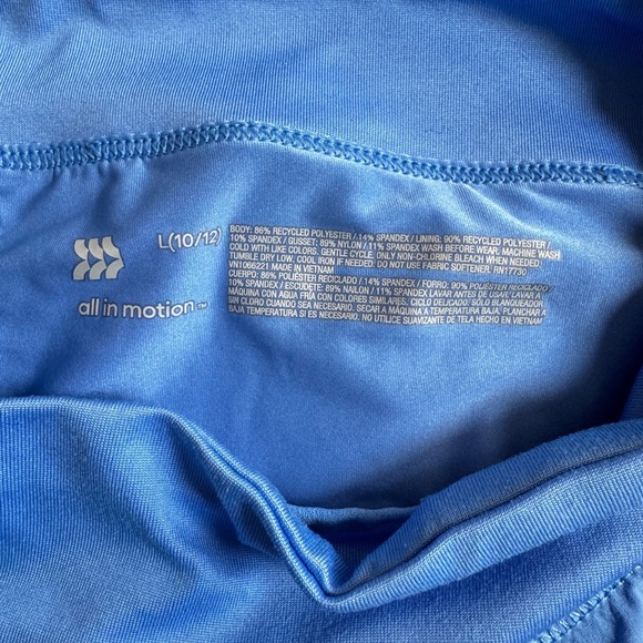 All in Motion Blue Skater Mini Skirt - Picture 7 of 7